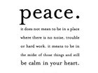 PEACE